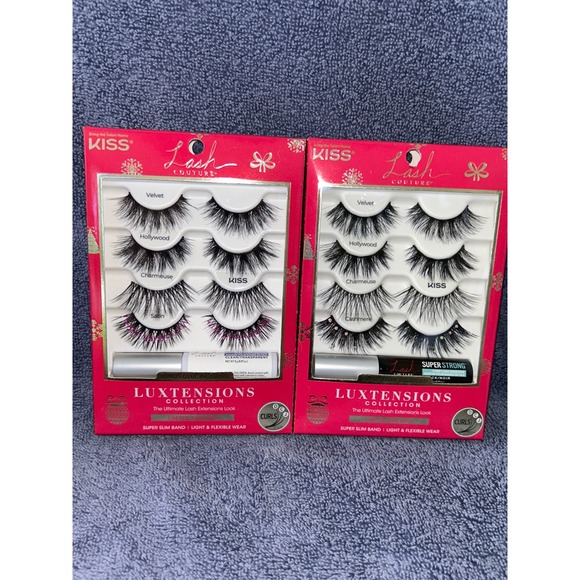 Bundle KISS Lash Couture Luxtensions Collection False Eyelashes X2 - Picture 1 of 3